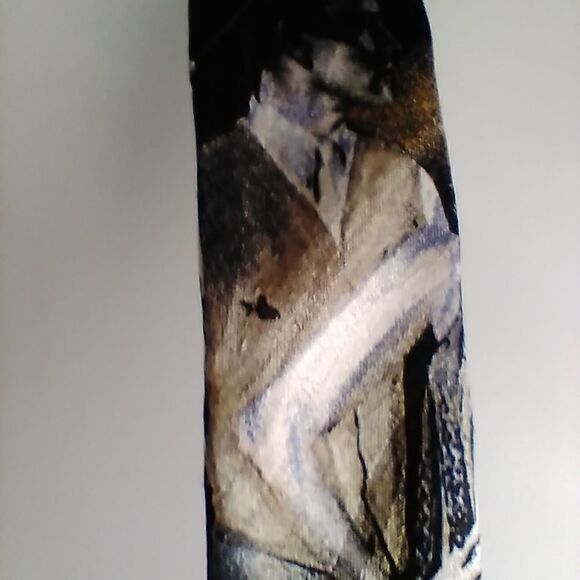 TIE 100% SILK  AUTHENTIC "SINGIN IN THE RAIN"   Made in USA 1980's VINTAGE - Picture 9 of 10